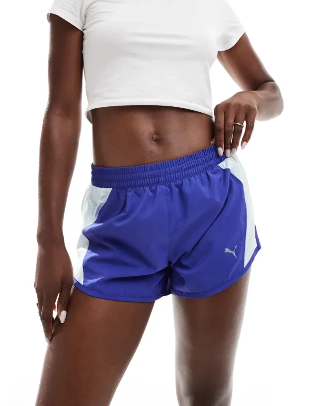 Puma Womens RUN FAVOURITE Velocity 3'' Running Shorts - Blue
