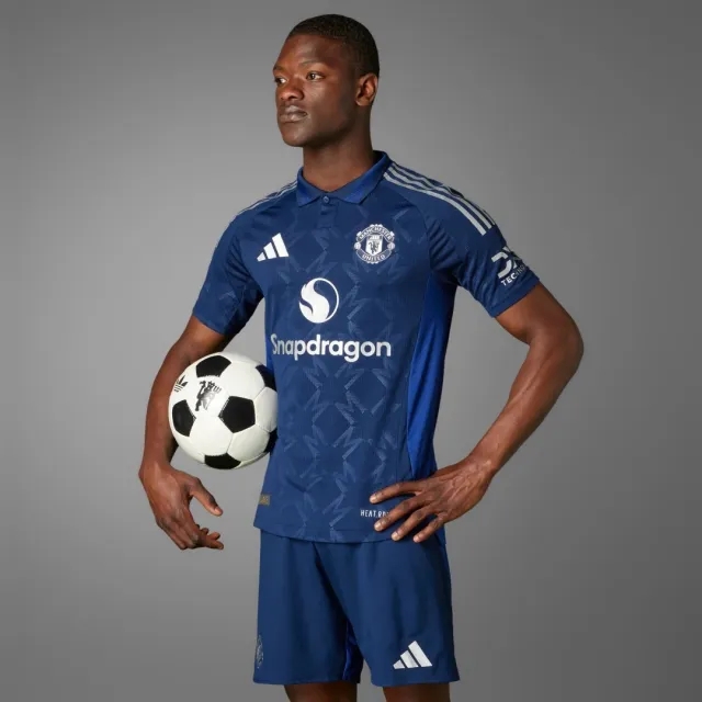 adidas Manchester United Mens SS Player Issue Away Shirt 2024/25