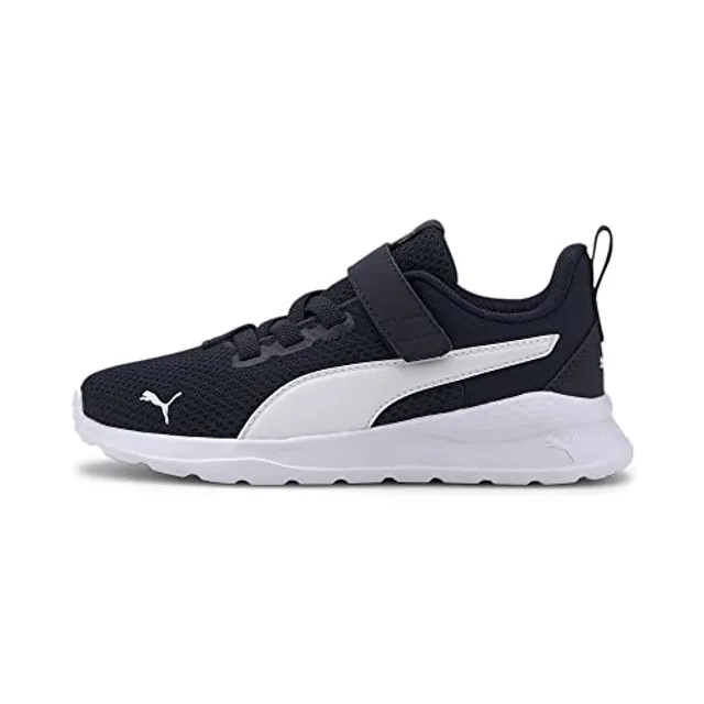 Puma Unisex Anzarun Lite Kids Trainers - Black Textile