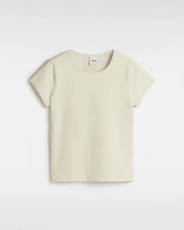 Vans Premium Short Sleeve Baby T-Shirt (Turtle Dove) Women Beige