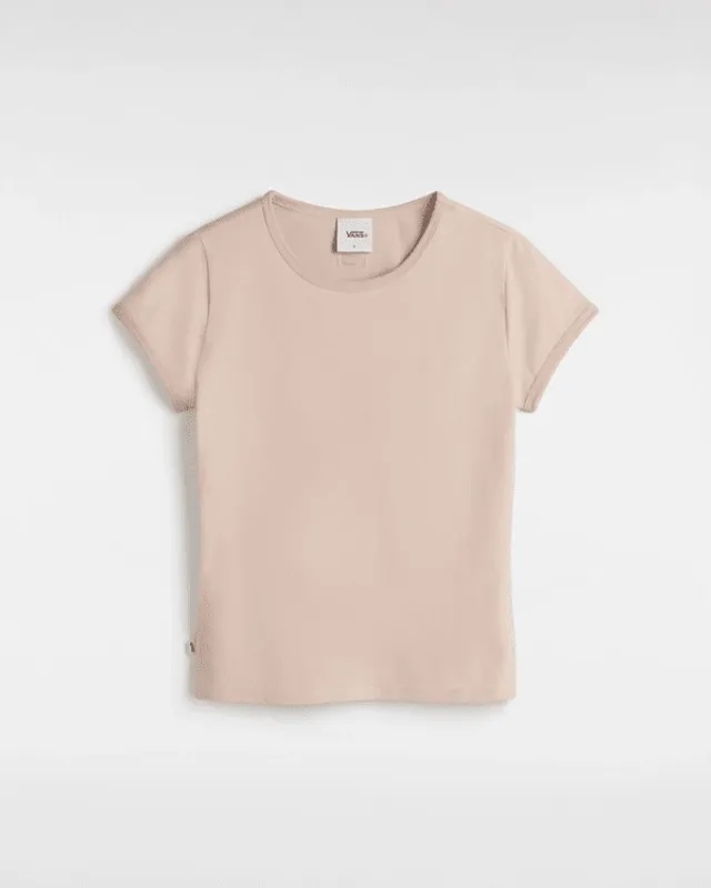 Vans Premium Short Sleeve Baby T-Shirt (Rose Smoke) Women Pink