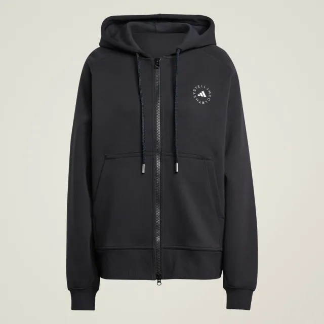 Sweatshirt Adidas By Stella Mccartney Full Zip Hoodie Black/ White Xs