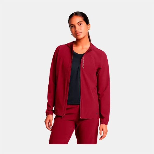Under Armour Outrun The Storm Jacket Running Jacket Women - Dark Red