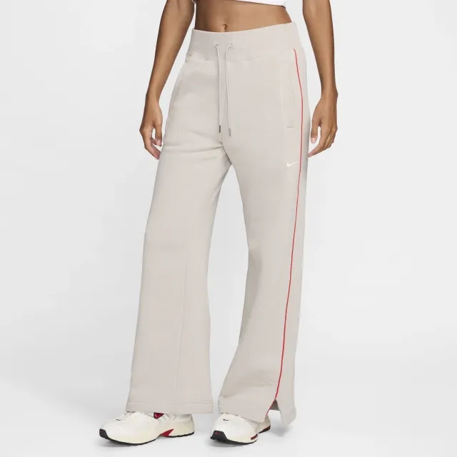 Nike Womens Phoenix Trend Fleece Pant - Beige - Size M - Beige