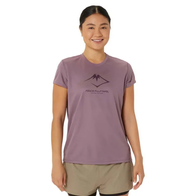 Asics Fujitrail Logo Short Sleeve T-shirt  XS Woman -