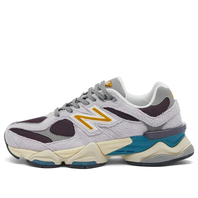 New Balance Unisex 9060 in Purple/Brown/Blue Suede/Mesh