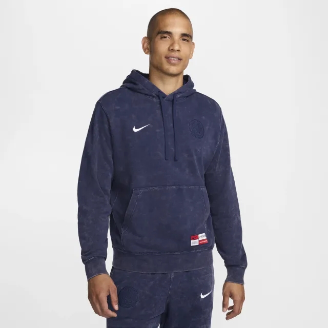 PSG Nike Club Hoodie - Navy