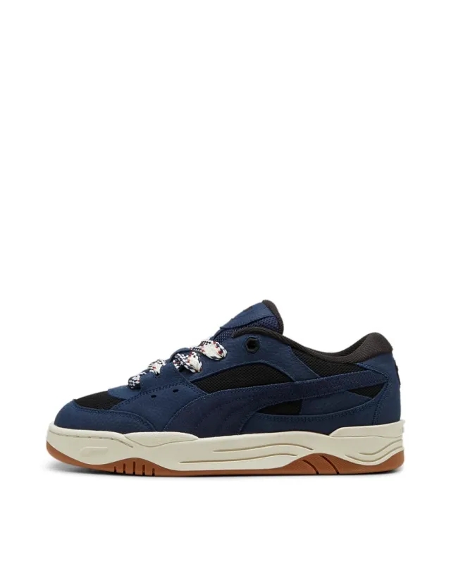 PUMA 180 lace interest trainers in navy
