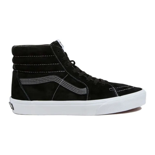 Vans - Sk8-Hi Pig Suede Shoes, Man, Black