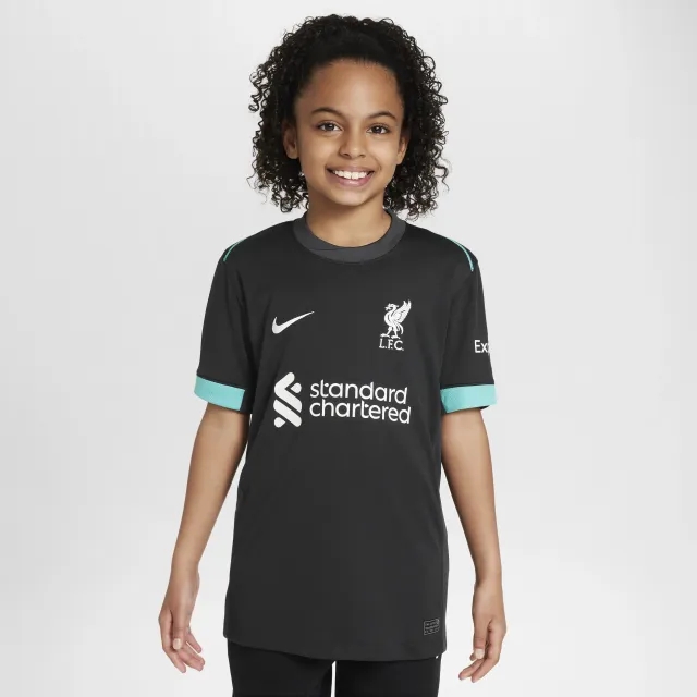 Nike Liverpool Kids SS Away Shirt 2024/25