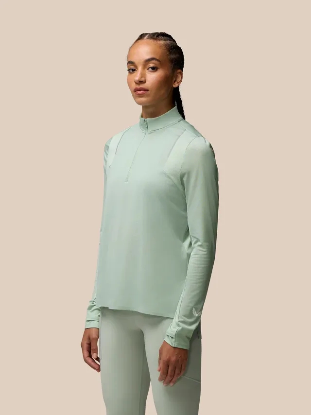 Castore Apex Training 1/4 Zip Top- Sage