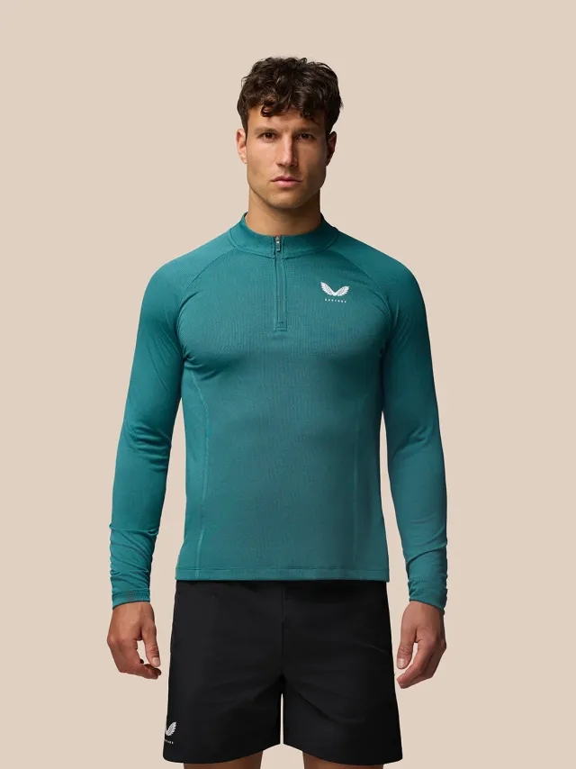 Castore Apex Training 1/4 Zip Top - Black