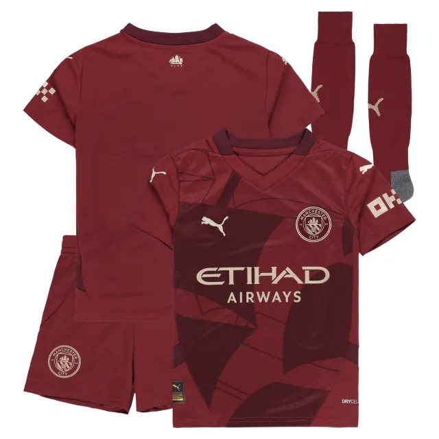 Puma Manchester City Kids SS Third Mini Kit 2024/25
