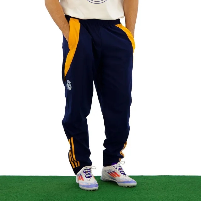 adidas Real Madrid Training Trousers Tiro 24 Presentation - Team Navy/Crew Orange/Glow Blue - ['Blue']