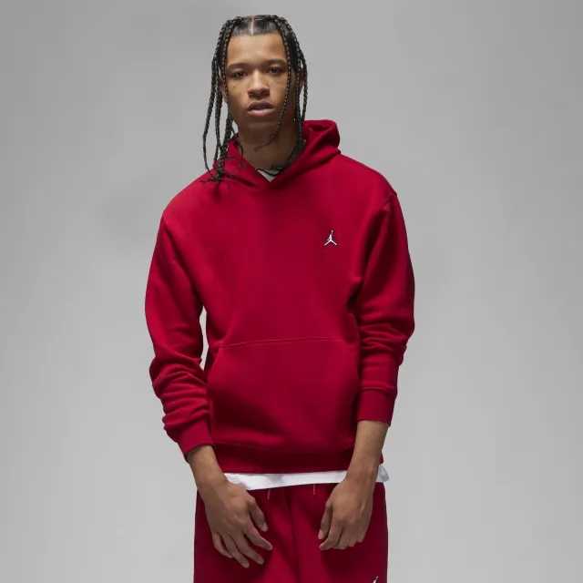 Nike Jordan Jordan Brooklyn Fleece Men's Pullover Hoodie - Red - Cotton/polyester