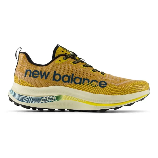New Balance Men's FuelCell SuperComp Trail in Brown/Blue/Beige Synthetic