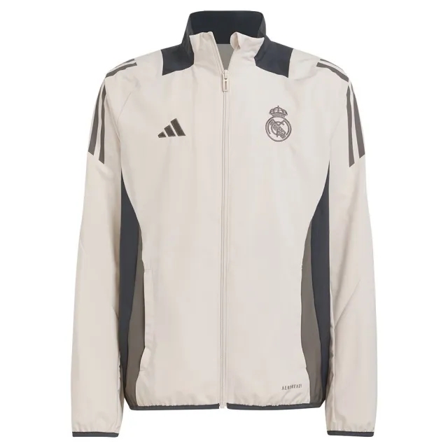 Real Madrid adidas European Training Presentation Jacket - Putty Mauve - Kids