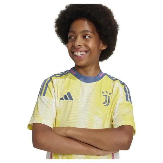 Adidas Juventus 24/25 Junior Away Short Sleeve T-shirt  - Yellow
