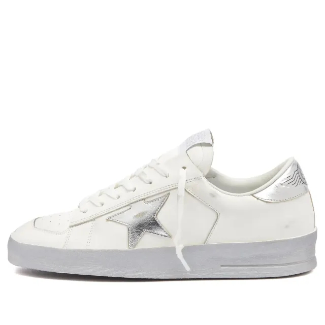 Golden Goose Women's Stardan Sneaker White/Silver