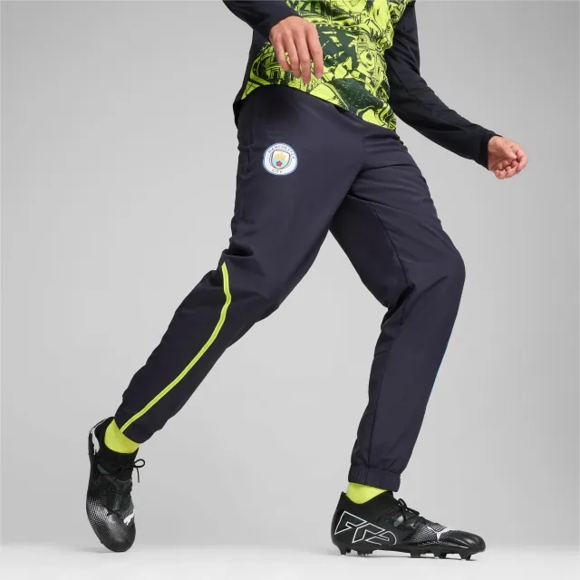 PUMA Manchester City FC Pre Match Woven Track Pants - Navy - Mens