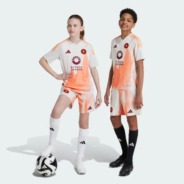 adidas Roma Kids SS Away Mini Kit 2024/25