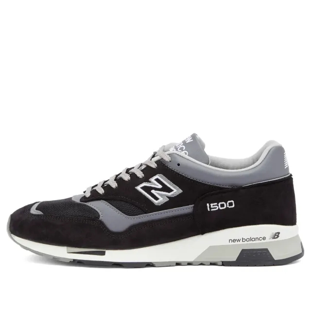 New Balance Unisex Made in UK 1500- Essentials in Black/Grey/White Suede/Mesh