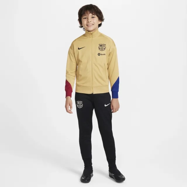 Nike Barcelona Tracksuit Dri-Fit Strike - Club Gold/Noble Red/Black Kids - ['Gold']