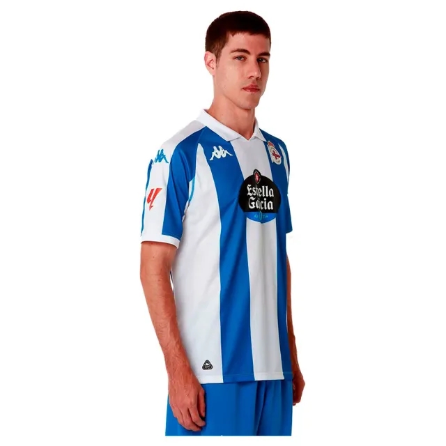 Kappa Deportivo La Coruña Mens SS Home Shirt 2024/25
