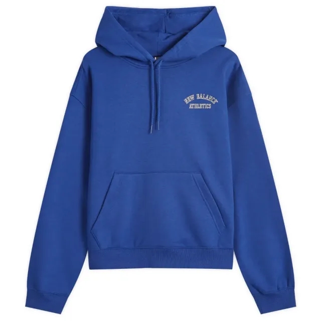 New Balance graphic fleece hoodie in brown