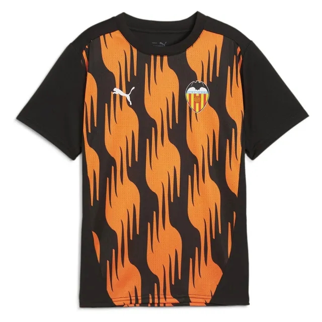 Puma Valencia Cf 23/24 Junior Pre Match Short Sleeve T-shirt  7-8 Years -