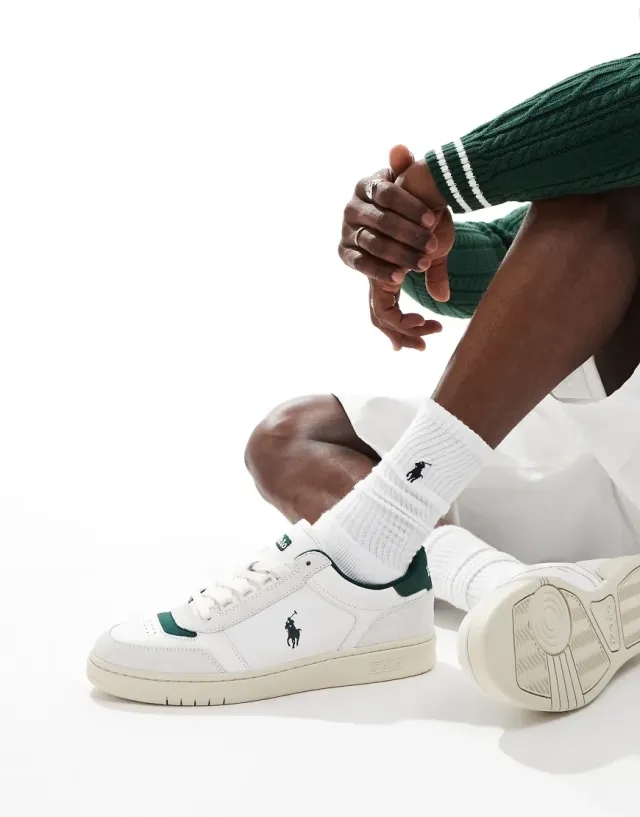 Polo Ralph Lauren  POLO COURT  women's Shoes (Trainers) in White