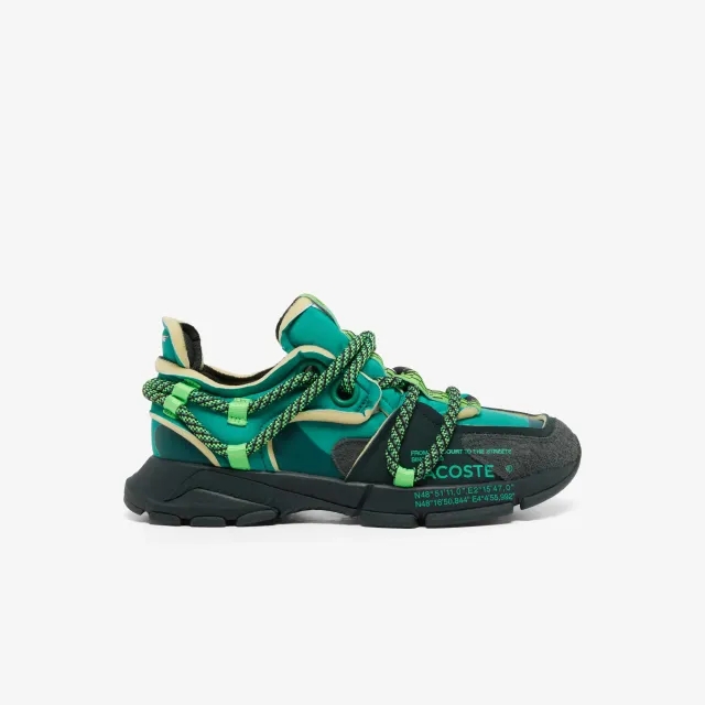 Lacoste Men's L003 Active Runway Sneakers - Green / Dark Green