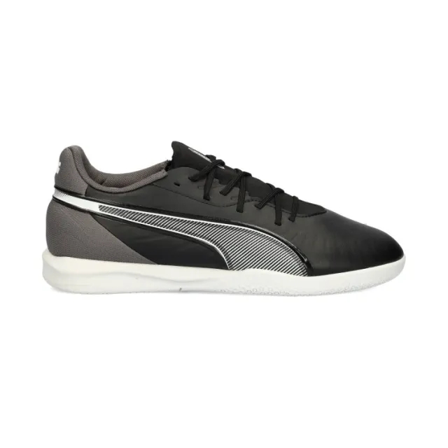Puma King Match It Eclipse - Puma Black/Puma White/Cool Dark Gray Kids - ['Black']