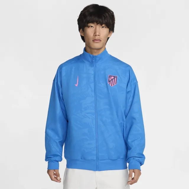 Atlético Madrid Strike Third Men's Nike Dri-FIT Football Anthem Jacket - Blue - Polyester