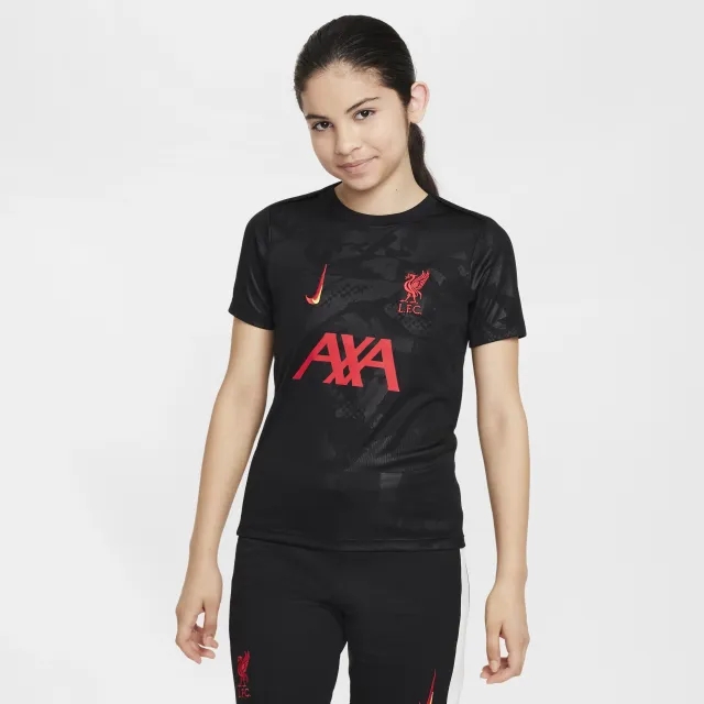 Nike Liverpool 24 25 Kids Dri FIT Academy Pro SS Pre Match Third Top
