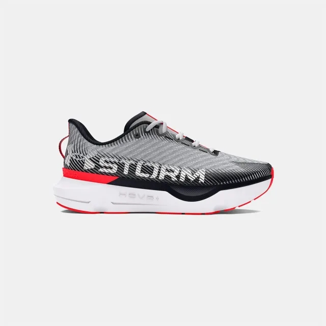 Unisex  Under Armour  Infinite Pro Storm Running Shoes Distant Gray / Black / White 5