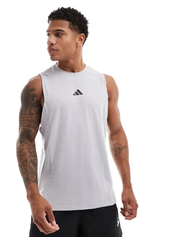 Adidas Designed For Training Workout Sleeveless T-shirt
