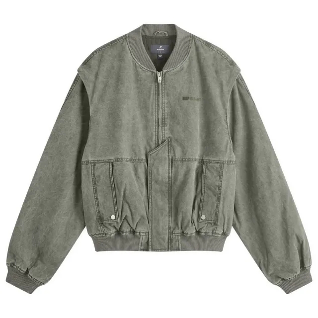 Represent Men's Inset Sleeve Bomber Khaki