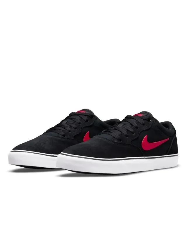 Nike Sb Chron 2 Trainers In Black And Red