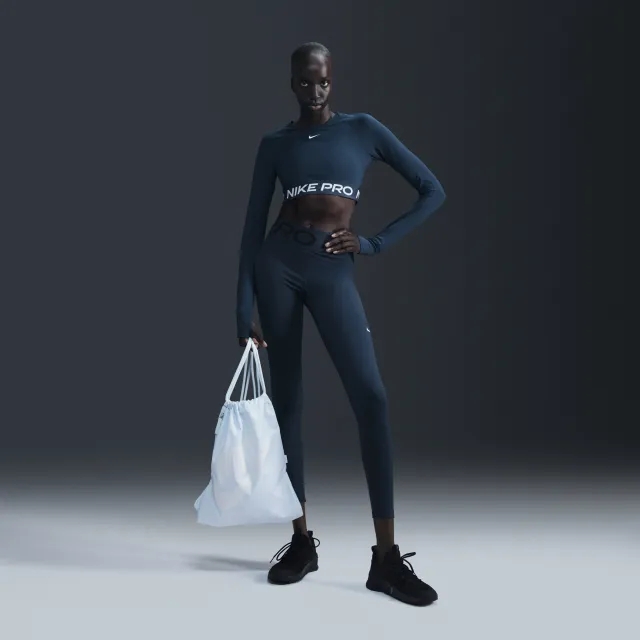 Nike Pro Sculpt Women's High-Waisted Full-Length Leggings - Blue - Polyester/Elastane