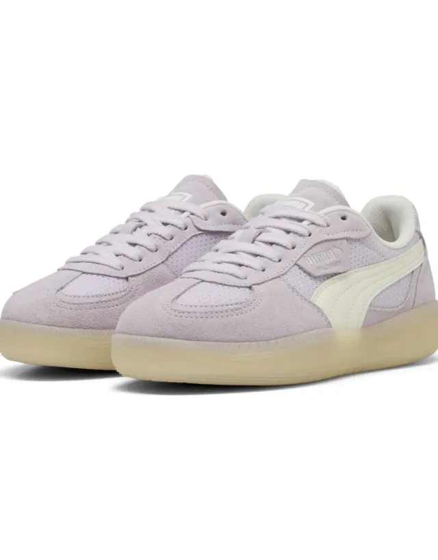 Puma Palermo Moda Vintage Sneakers In Lilac Frost-Warm White-Purple