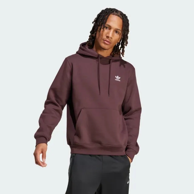 Men's Adidas Originals Essential Hoodie in Brown
