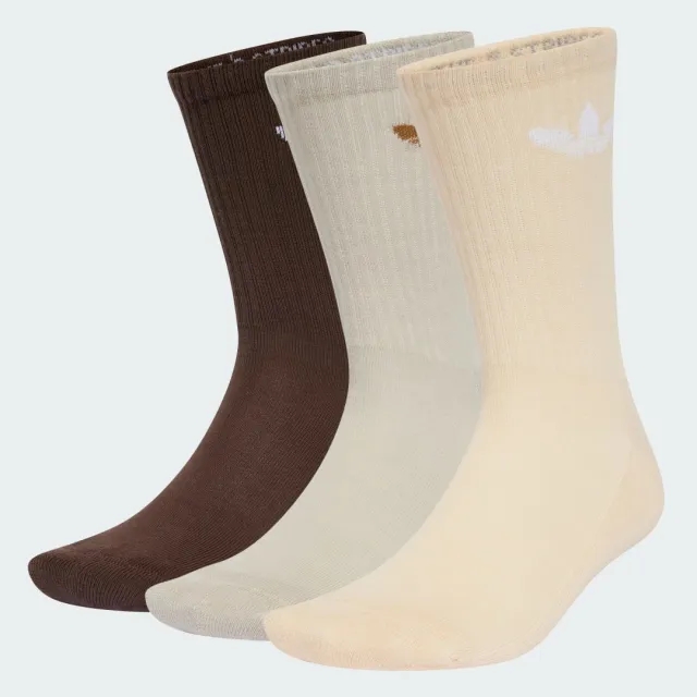 adidas Originals Trefoil Crew Sock 6 Pack Sock - Multi - Size 8-11 - Multi
