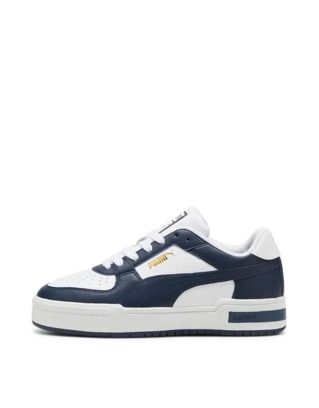 PUMA ca pro classic trainers in navy & white