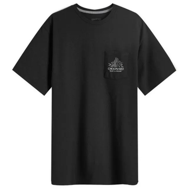 Patagonia Men's Chouinard Crest Pocket Responsibili-T-Shirt Ink Black