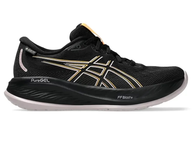 ASICS Gel-Cumulus 26 GTX Neutral Running Shoe Women - Black, Orange
