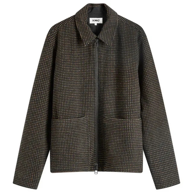 YMC Men's Bay City Bomber Jacket Black/Brown