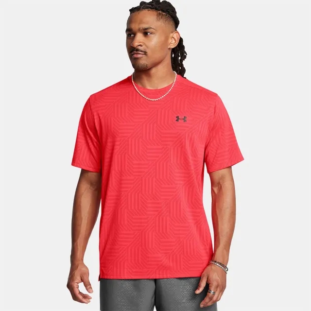 Under Armour Vent Geotessa T-Shirt - Red - Mens