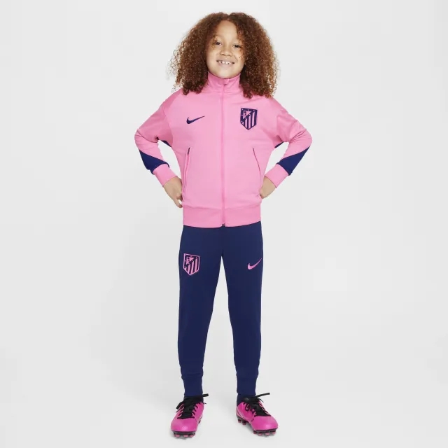 Atlético Madrid Strike Third Older Kids' Nike Dri-FIT Football Knit Tracksuit - Pink - Polyester