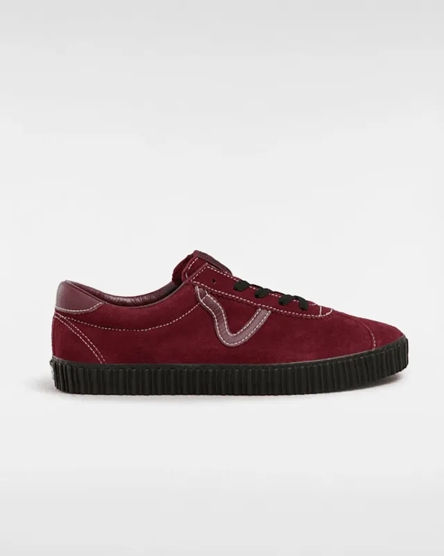 Vans - Sport Low Creeper Suede Shoes, Man, Red